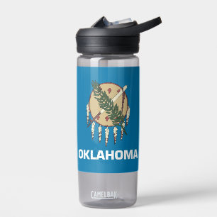Bouteille d'eau avec drapeau de l'Oklahoma, États-