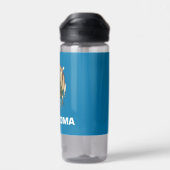 Bouteille d'eau avec drapeau de l'Oklahoma, États- (Arrière)