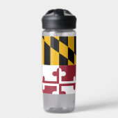 Bouteille d'eau avec drapeau de Maryland State, Ét (Extérieur)
