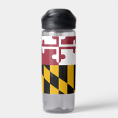 Bouteille d'eau avec drapeau de Maryland State, Ét (Arrière)