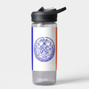 Bouteille d'eau avec drapeau de New York City, Éta