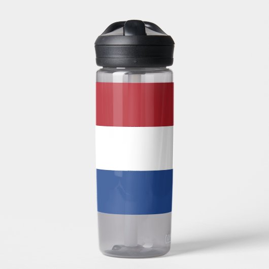 Bouteille d'eau avec drapeau de Pays-Bas (Extérieur)