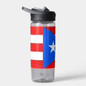 Bouteille d'eau avec drapeau de Porto Rico, États- (Droite)