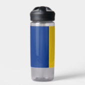 Bouteille d'eau avec drapeau de Roumanie (Extérieur)