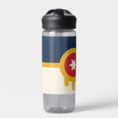 Bouteille d'eau avec drapeau de Tulsa, Oklahoma (Extérieur)