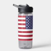 Bouteille d'eau avec drapeau des États-Unis (Droite)