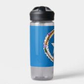Bouteille d'eau avec drapeau des îles Mariannes du (Extérieur)