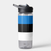 Bouteille d'eau avec drapeau d'Estonie (Droite)