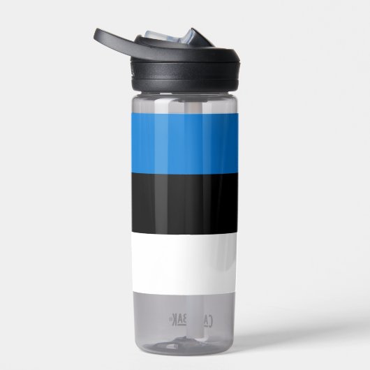 Bouteille d'eau avec drapeau d'Estonie (Droite)