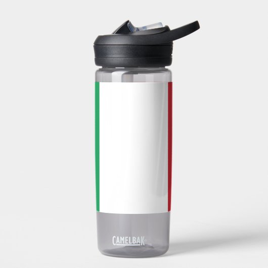 Bouteille d'eau avec drapeau d'Italie (Gauche)