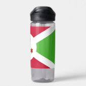 Bouteille d'eau avec drapeau du Burundi (Arrière)