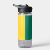 Bouteille d'eau avec drapeau du Cameroun (Droite)