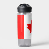 Bouteille d'eau avec drapeau du Canada (Extérieur)