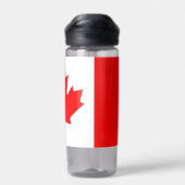 Bouteille d'eau avec drapeau du Canada (Arrière)