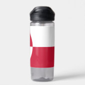 Bouteille d'eau avec drapeau du Groenland (Arrière)