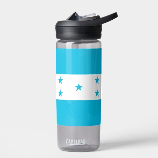 Bouteille d'eau avec drapeau du Honduras (Gauche)