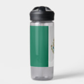 Bouteille d'eau avec drapeau du Mexique (Extérieur)