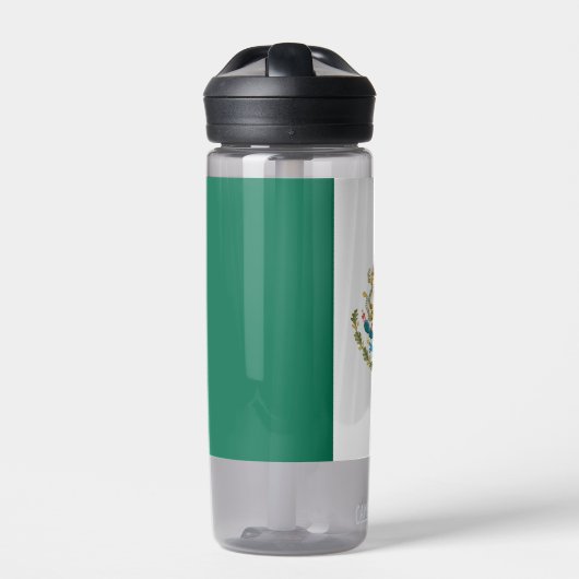 Bouteille d'eau avec drapeau du Mexique (Extérieur)