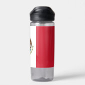 Bouteille d'eau avec drapeau du Mexique (Arrière)