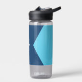 Bouteille d'eau avec drapeau du Minnesota, États-U (Gauche)