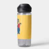 Bouteille d'eau avec drapeau du New Jersey, États- (Arrière)
