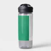 Bouteille d'eau avec drapeau du Nigeria (Extérieur)