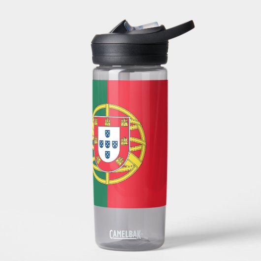 Bouteille d'eau avec drapeau du Portugal (Gauche)
