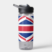 Bouteille d'eau avec drapeau du Royaume-Uni (Droite)