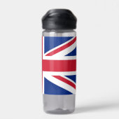 Bouteille d'eau avec drapeau du Royaume-Uni (Arrière)