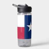 Bouteille d'eau avec drapeau du Texas State, États (Droite)