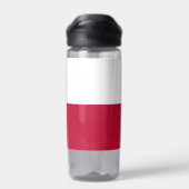 Bouteille d'eau avec drapeau du Texas State, États (Arrière)