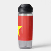 Bouteille d'eau avec drapeau du Vietnam (Arrière)