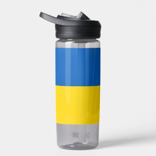 Bouteille d'eau avec drapeau d'Ukraine (Droite)