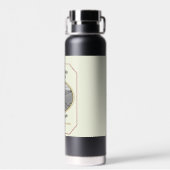 Bouteille d'eau avec étiquette de vin (Arrière)