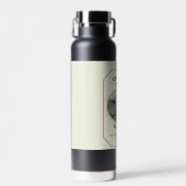 Bouteille d'eau avec étiquette de vin (Avant)