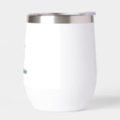 Bouteille d'eau avec initiales et noms de couple p (Gauche)