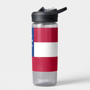 Bouteille d'eau avec le drapeau de Georgia State,