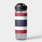 Bouteille d'eau avec le drapeau de la Thaïlande (Extérieur)
