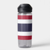 Bouteille d'eau avec le drapeau de la Thaïlande (Arrière)