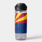 Bouteille d'eau avec le drapeau de l'Arizona State (Arrière)