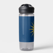 Bouteille d'eau avec le drapeau de Macédoine, Grèc (Extérieur)