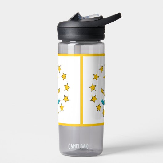 Bouteille d'eau avec le drapeau de Rhode Island, É (Gauche)