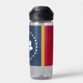 Bouteille d'eau avec le drapeau du Mississippi, Ét (Arrière)