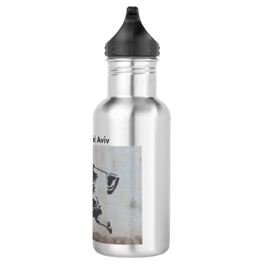 Bouteille d'eau avec le graffiti du coeur (Droite)