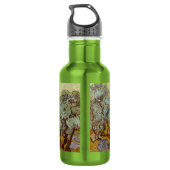 Bouteille d'eau avec les oliviers de Van Gogh (Dos)