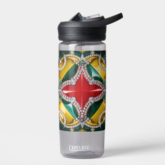 Bouteille d'eau avec Los Angeles Colors Design (Gauche)