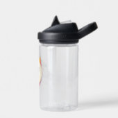Bouteille d'eau avec mascotte de chat mignon – Cha (Gauche)