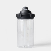 Bouteille d'eau avec mascotte de chat mignon – Cha (Salle de sport)