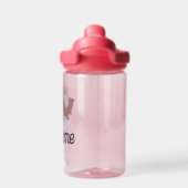 Bouteille d'eau avec nom de dessin animé de cochon (Salle de sport)