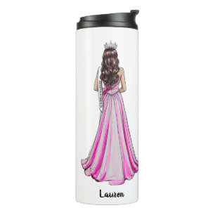 Bouteille d'eau avec portrait de reine personnalis
